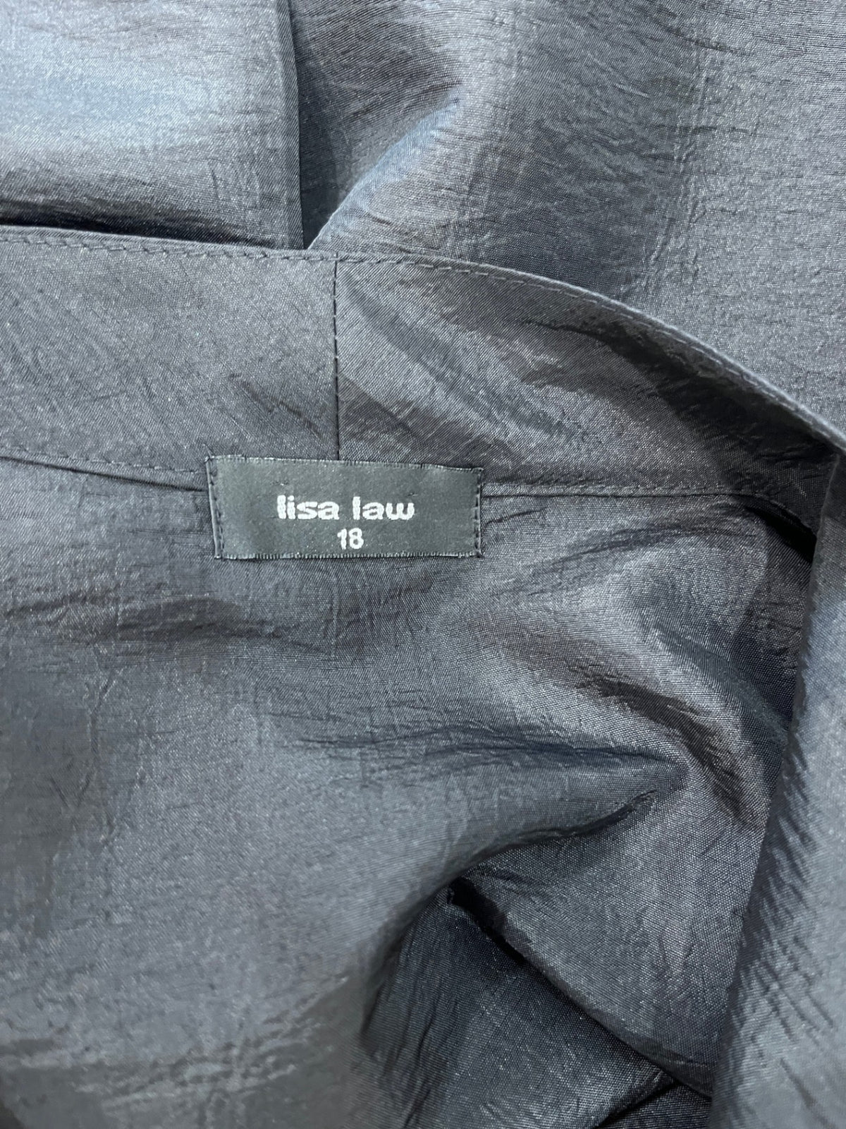 Lisa Law Tailored Black Jacket – Size 18