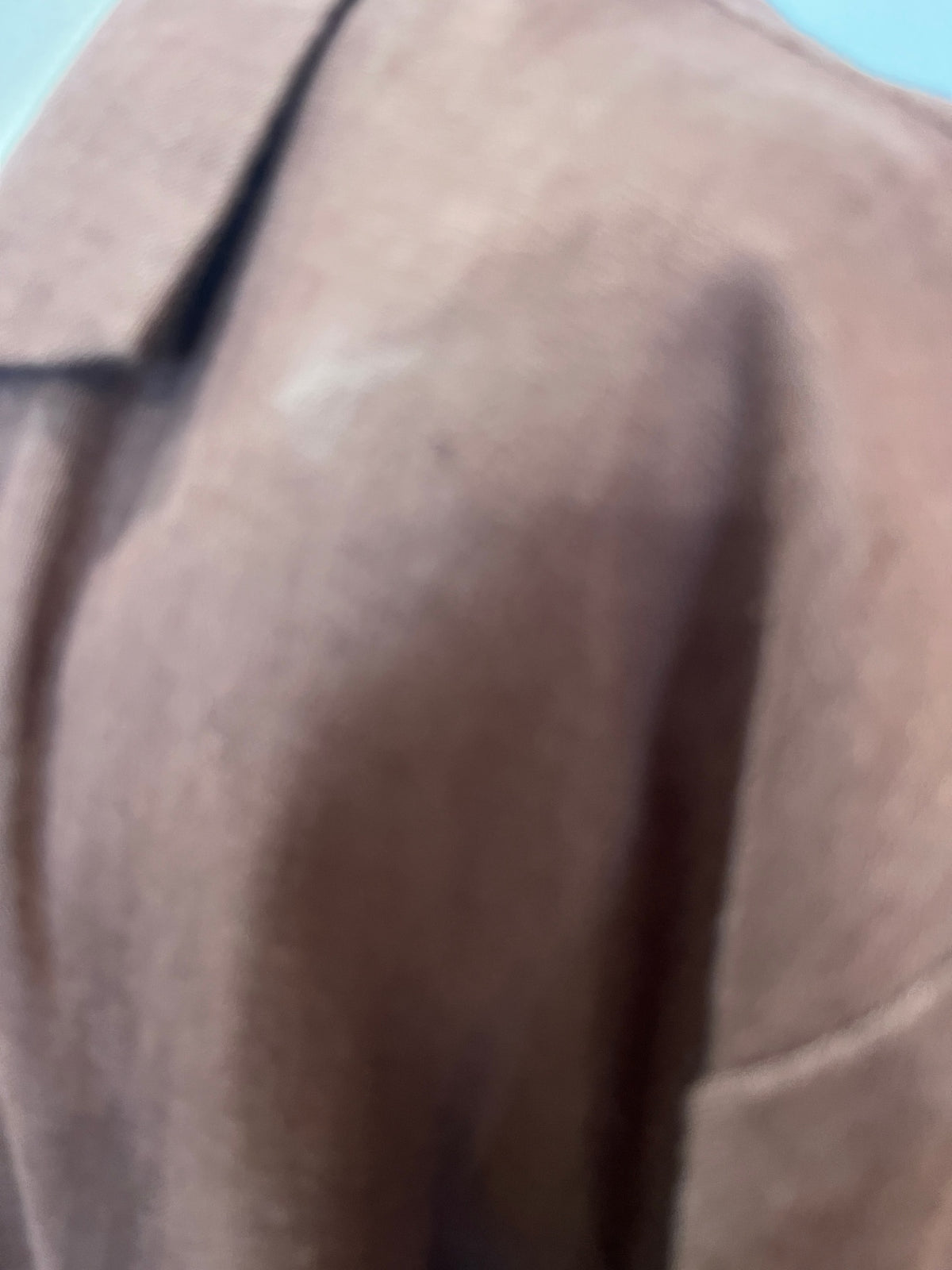 Two by Two Brown Linen Casual Jacket – Pockets & Button Back – Size L